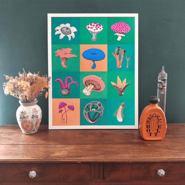 Affiche « La Fricassée de Champignons »