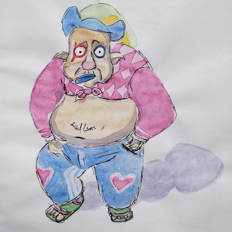 nunu croquis de clown zelda