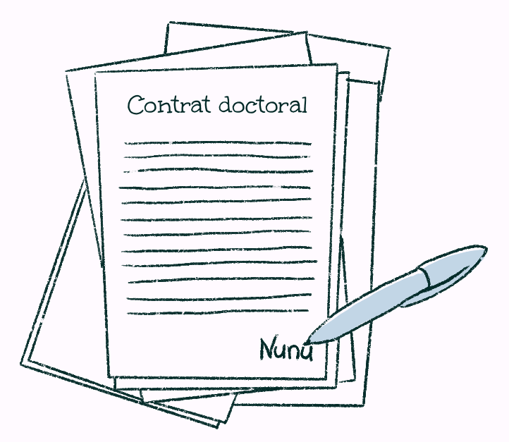 illustration contrat doctoral