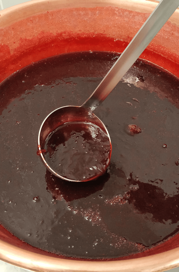 texture confiture de prune