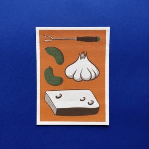 Cartes Postales orange - 5 modèles