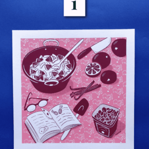 Affiche Confiture - rose