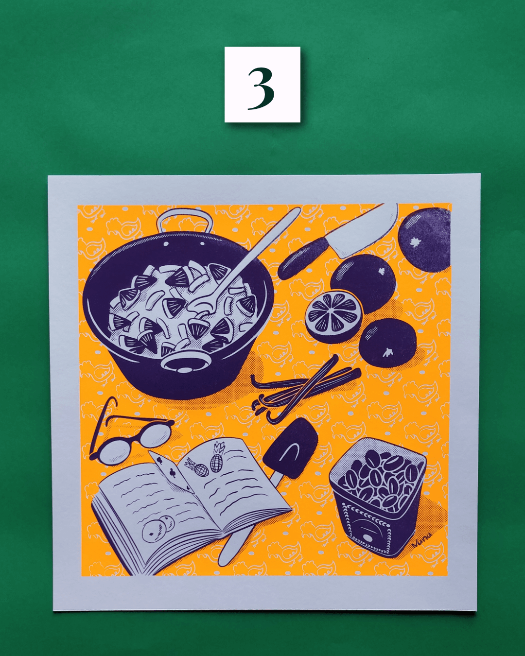 Affiche Confiture - orange fluo – Image 5