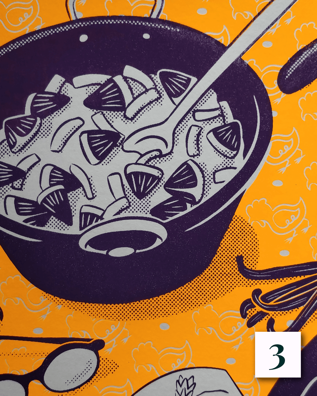 Affiche Confiture - orange fluo – Image 8