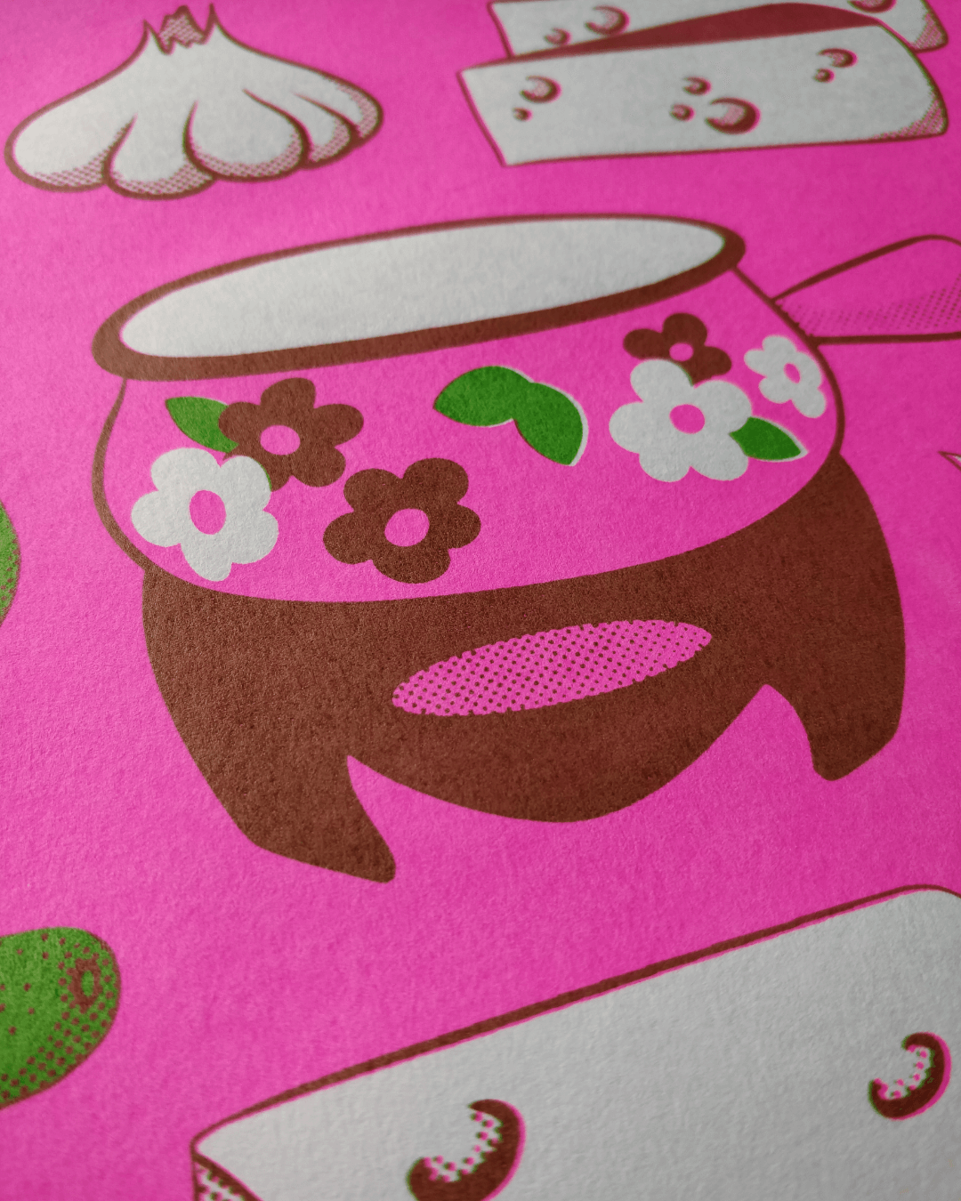 Affiche Fondue Savoyarde - rose fluo – Image 2