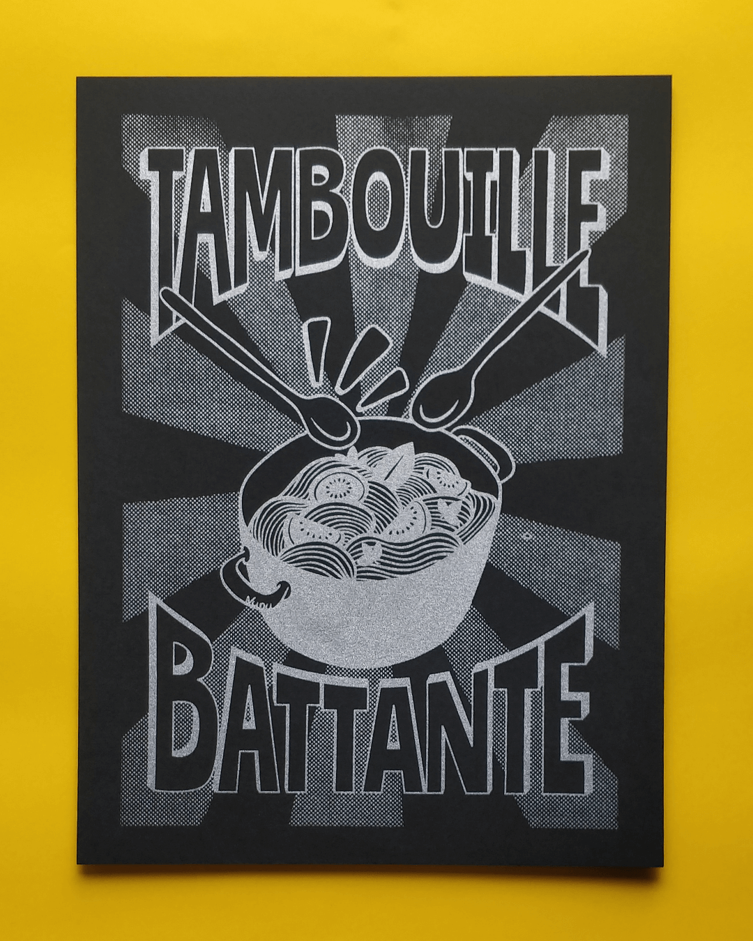 Affiche Tambouille Battante - noir – Image 2