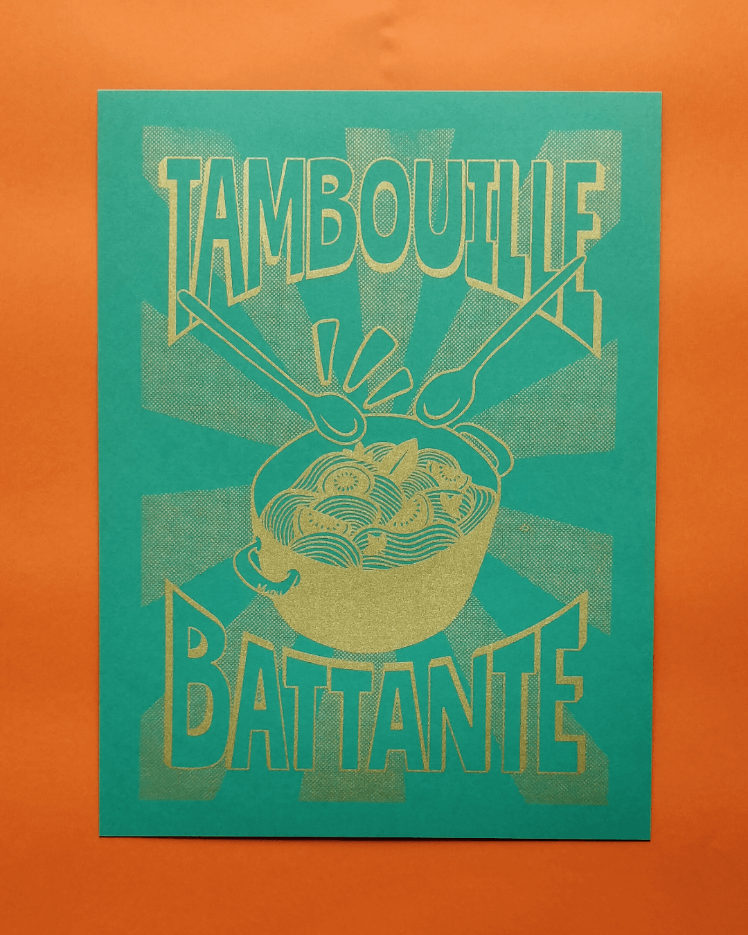 Affiche Tambouille Battante - vert – Image 2