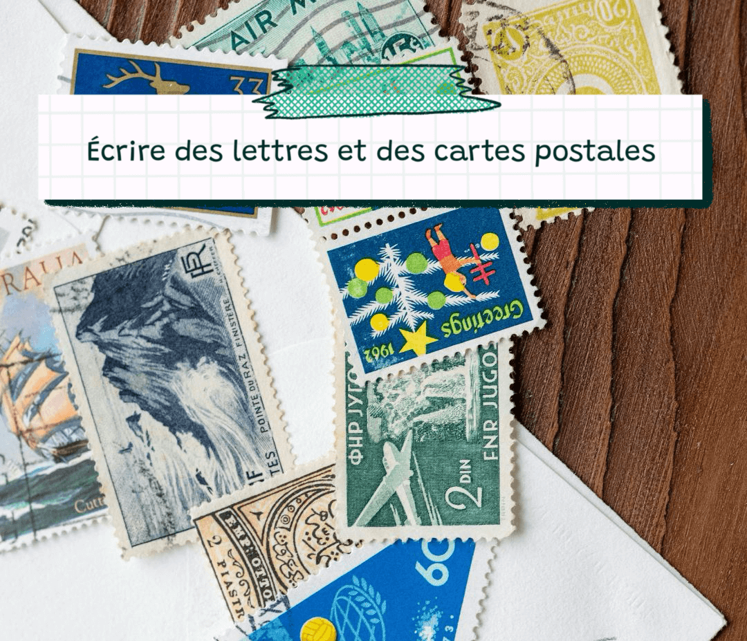 ecrire des lettres et cartes postales