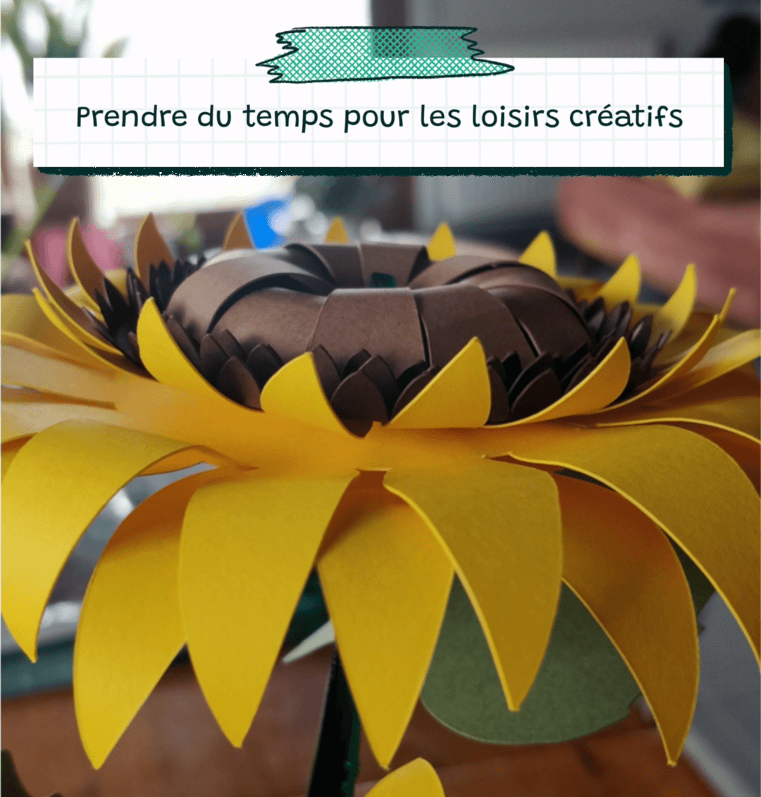 prendre du temps pour les loisirs créatifs