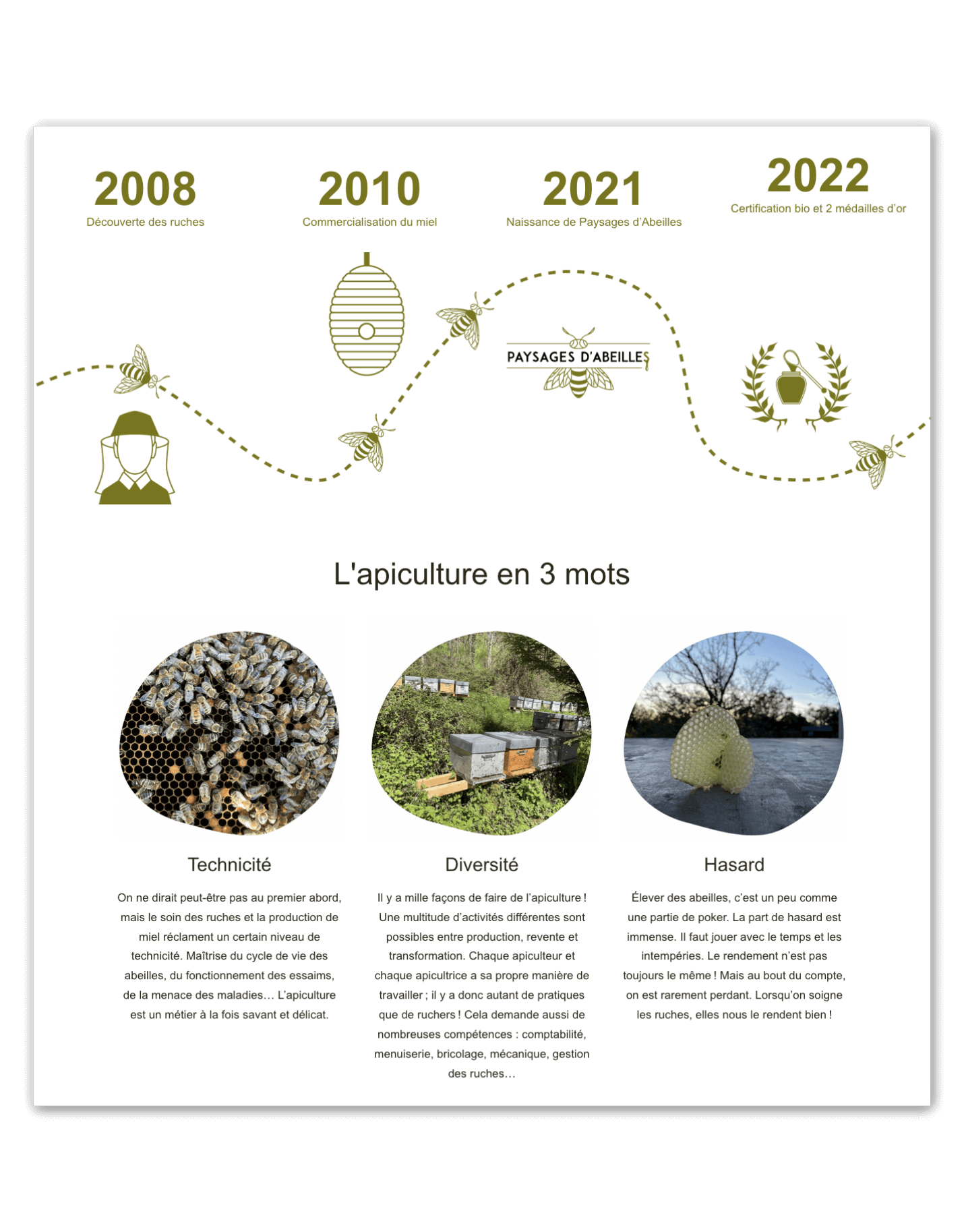 l apiculture en trois mots